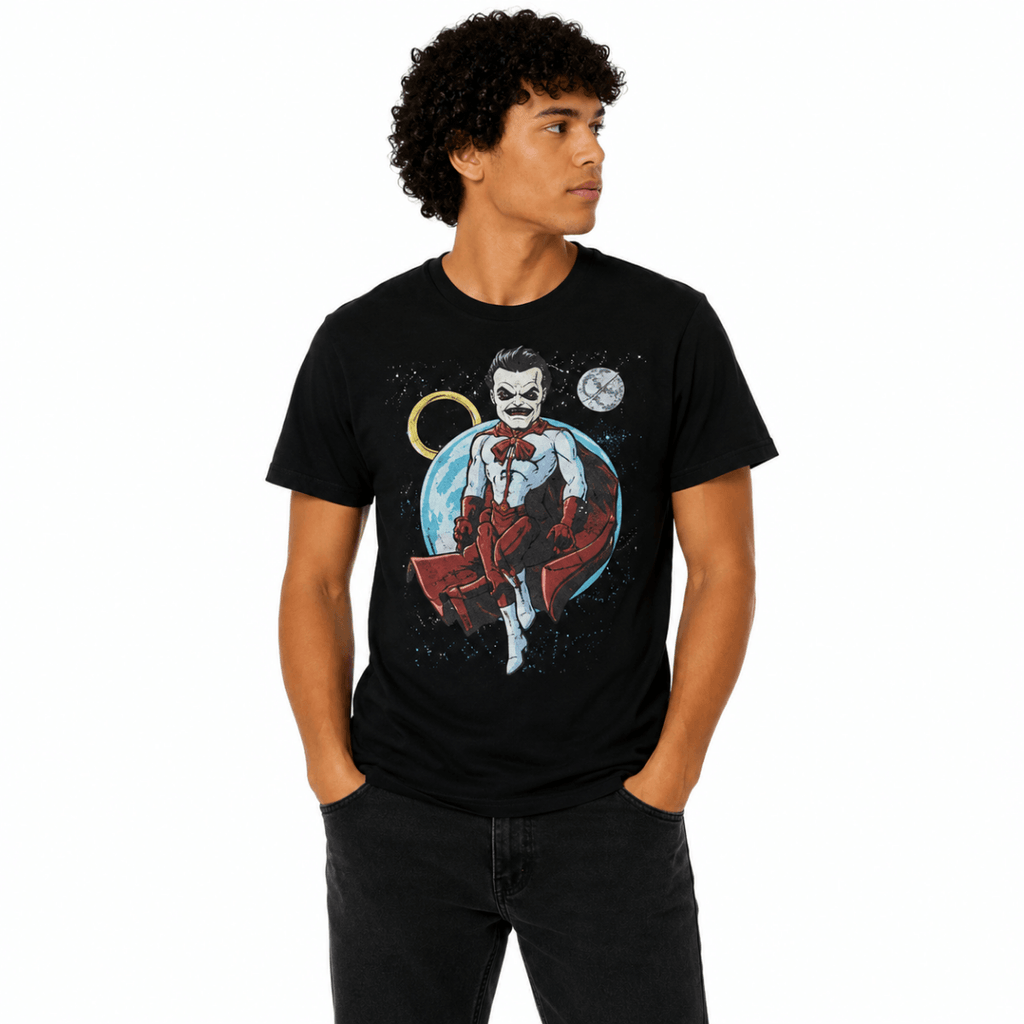 Men's Cosmic Graphic Printed T-Shirt