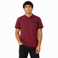 Men's Mandarin Collar Polo T-Shirt