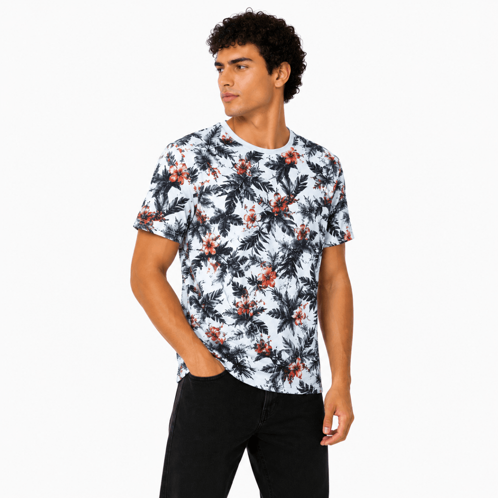 Men's Tropical Floral T-Shirt