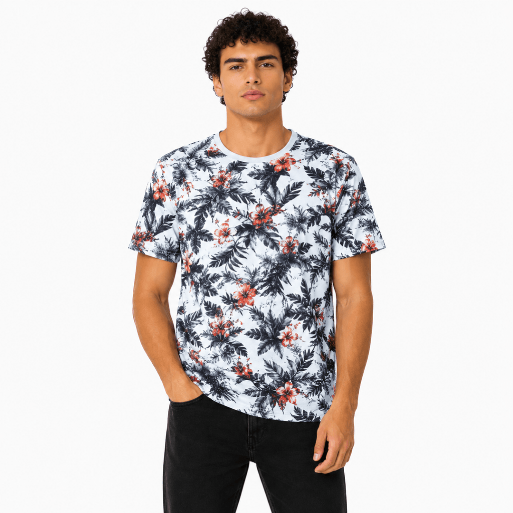 Men's Tropical Floral T-Shirt