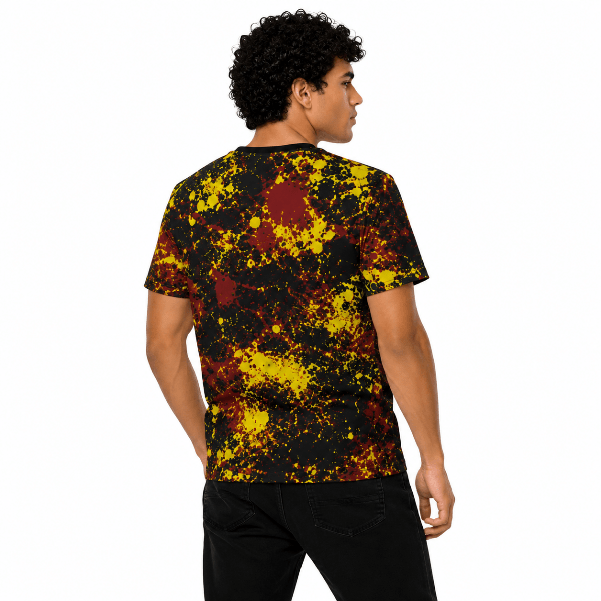 Men's Graffiti Paint Splatter T-Shirt