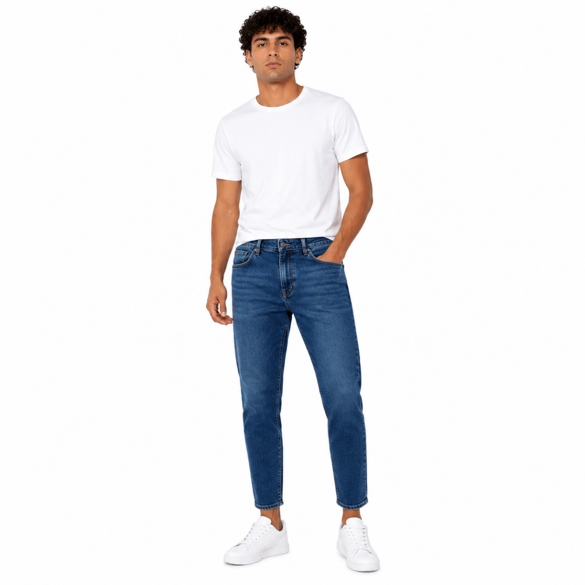 Men's Blue Denim Jeans Pants