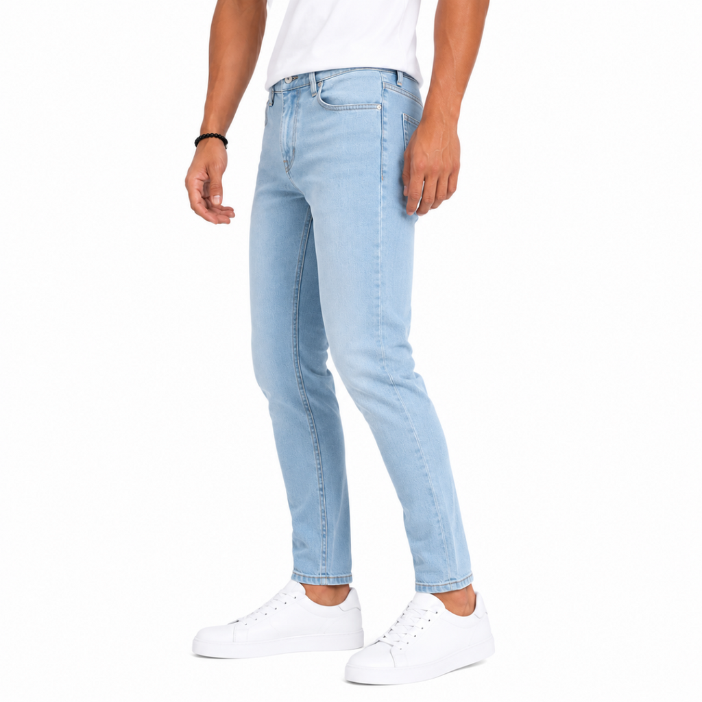 Men's Ice Blue Denim Jeans