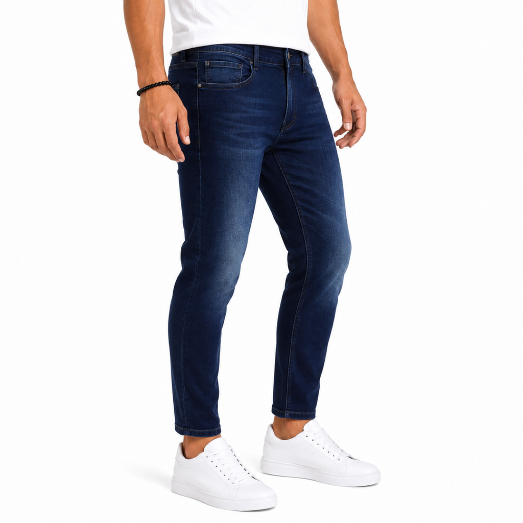Men's Blue Denim Jeans Pants