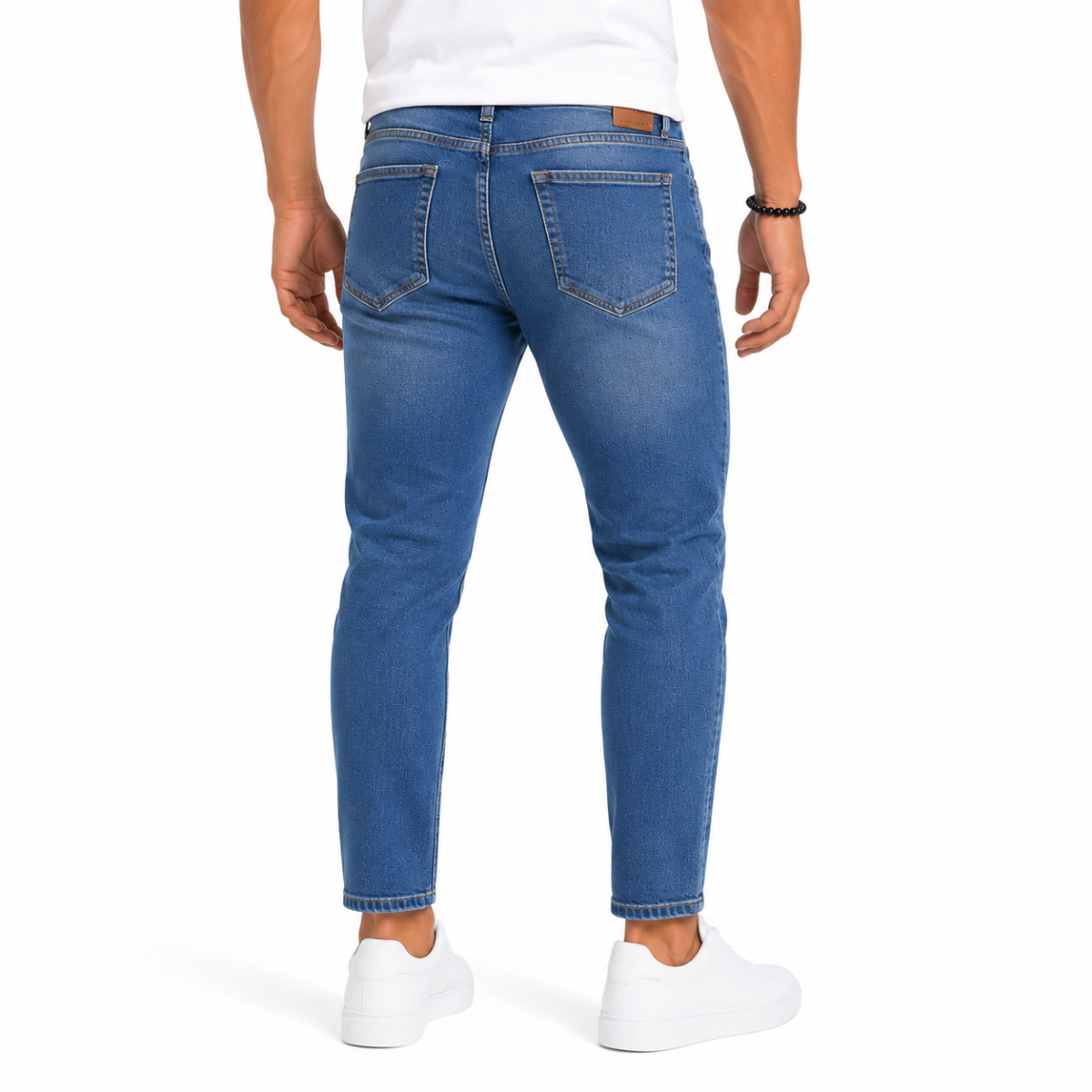Men's Blue Denim Jeans Pants