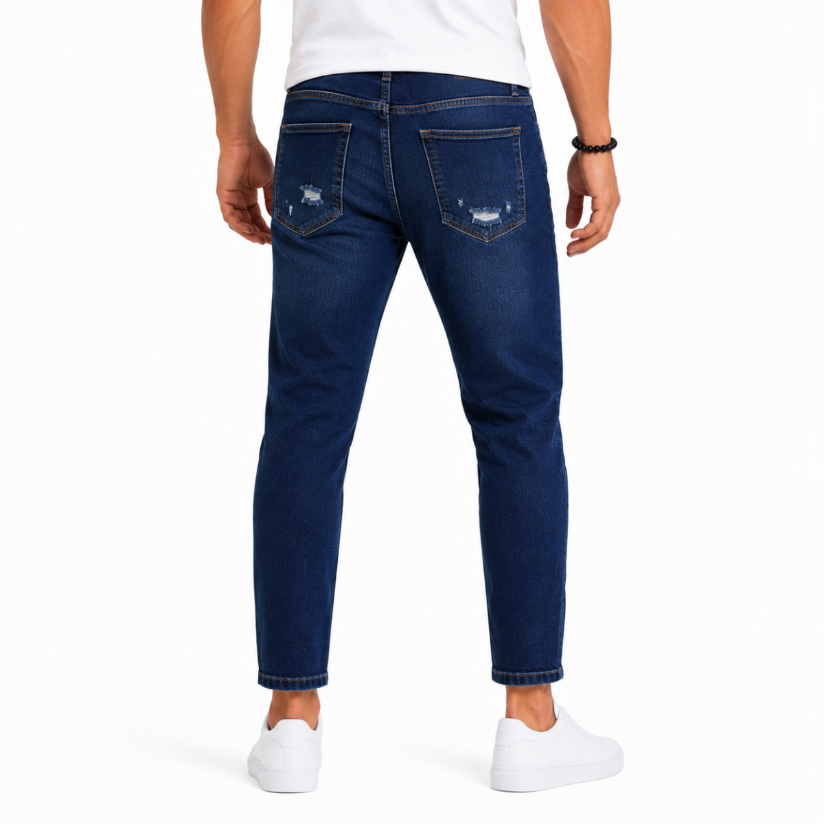 Men's Blue Denim Jeans Pants