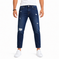 Men's Blue Denim Jeans Pants