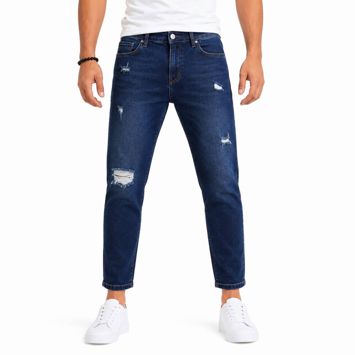 Men's Blue Denim Jeans Pants