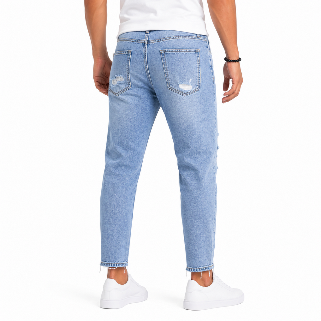 Men's Light Blue Denim Jeans