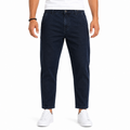 Men's Navy Denim Chino Pants
