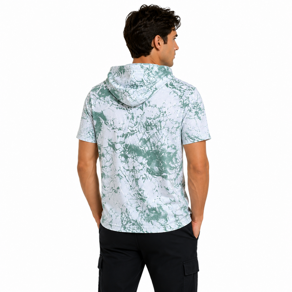 Green Marble Hoodie (IN SIDE)