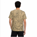 Men's Botanical Sketch Beige T-Shirt