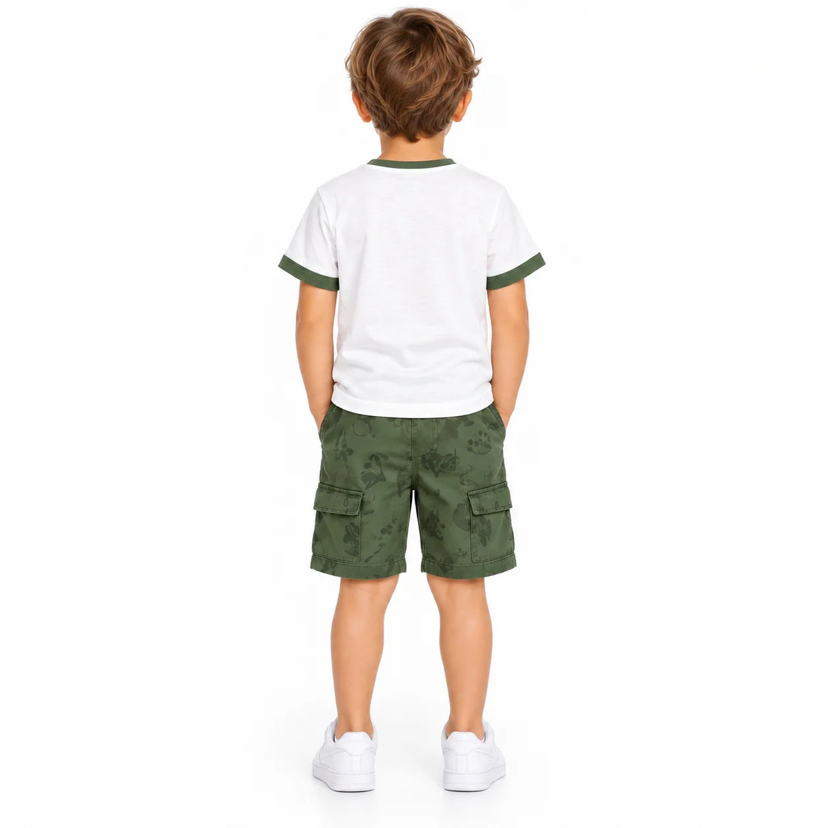 Boys' Green Printed Set