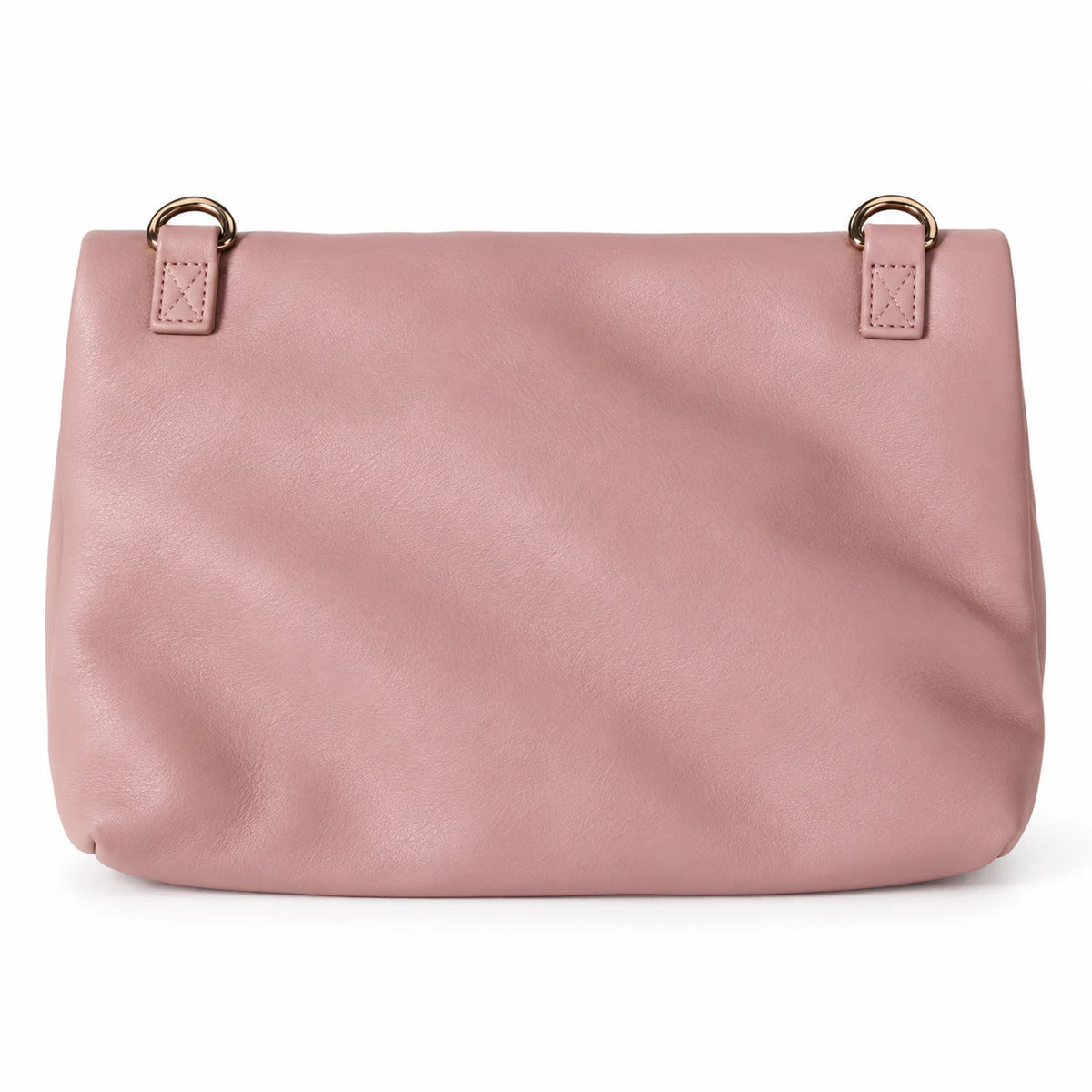 Pink Shoulder Bag with Gold Chain