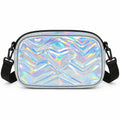 Shiny Silver Holographic Shoulder Bag