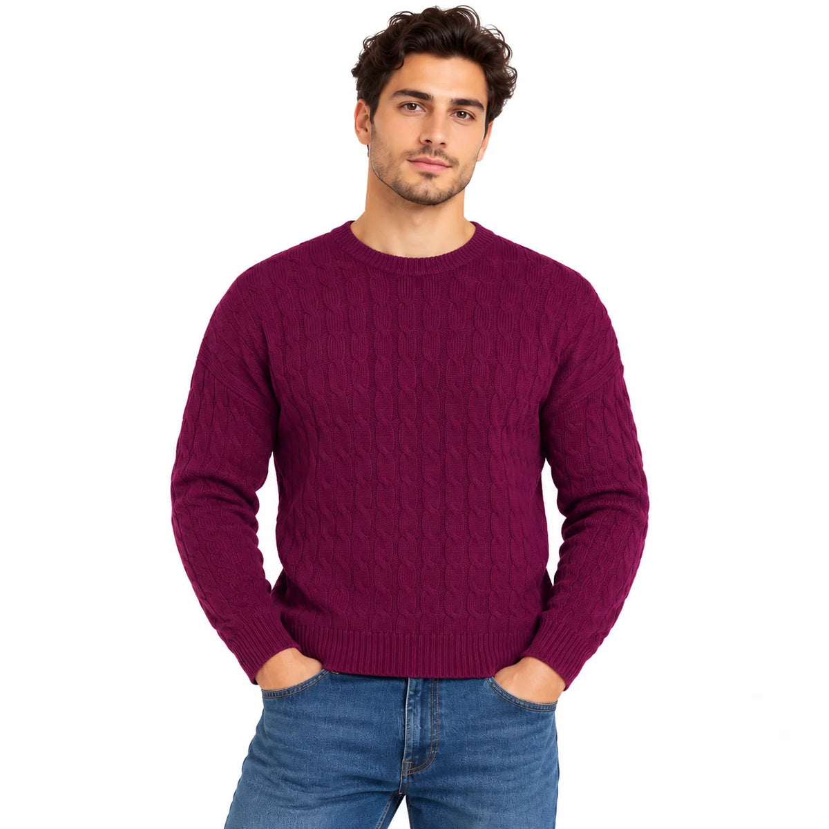 URBAN KISS بلوفر رجالي موف