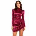 فستان حريمي ساتان نبيتي