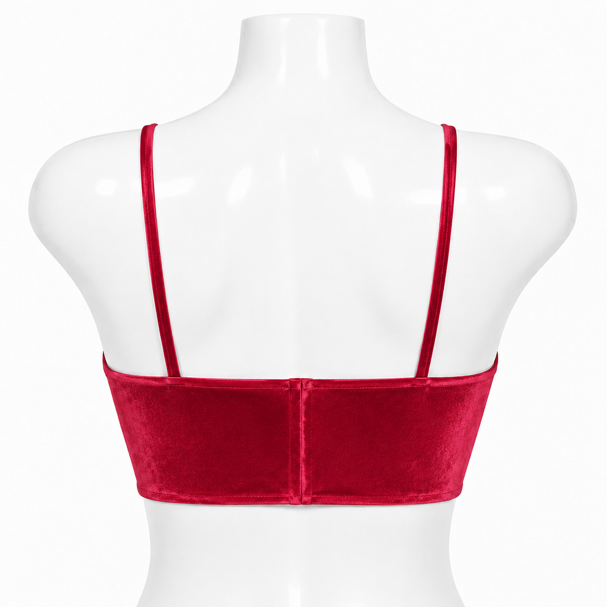 Bold Red Velvet Top