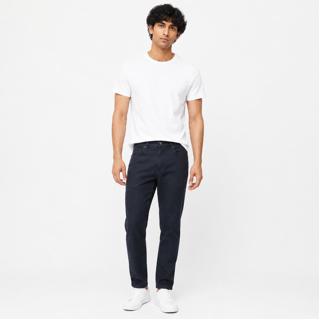 Deep Black Skinny Jeans