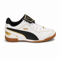 PUMA White and Gold Indoor Futsal Shoes