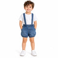 Boys' Denim Shorts with Straps