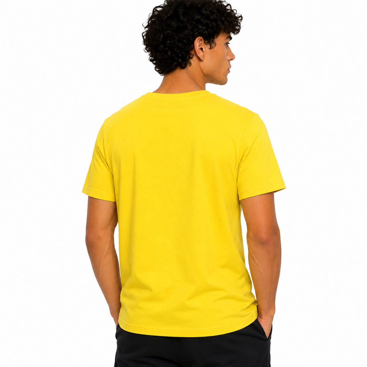 Space yellow T-shirt