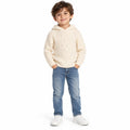 Kids' Off-White Knit Hoodie