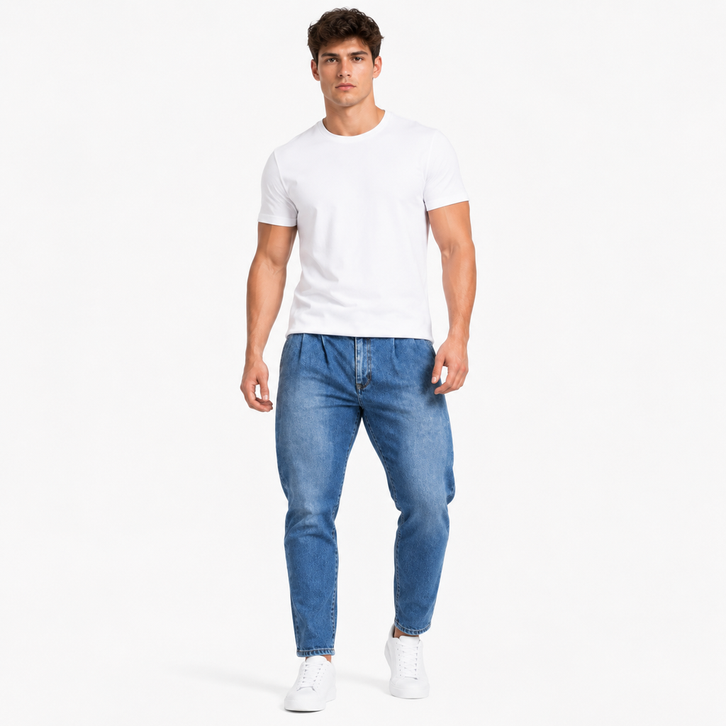 Classic Blue Balloon Jeans
