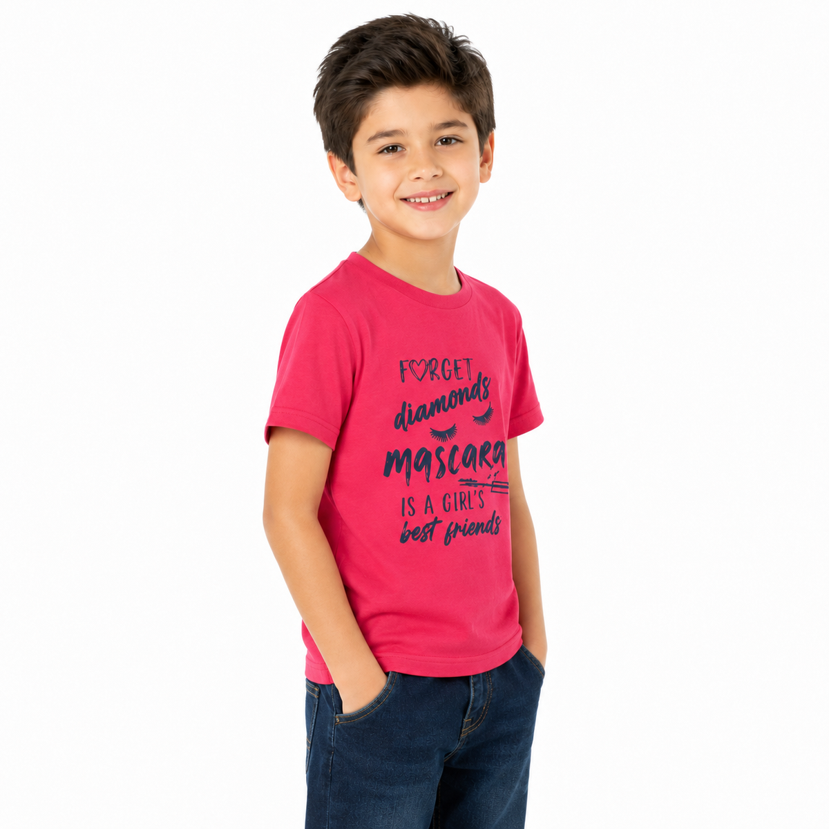 Kids' Pink Graphic T-shirt