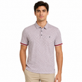 Men's checked polo shirt