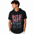 Black graffiti hoodie