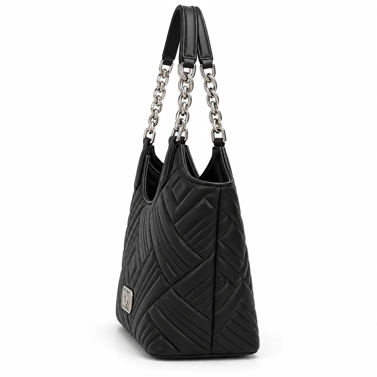 Black Quilted Shoulder Bag