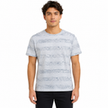 Men's Striped Topographic T-Shirt