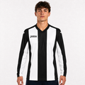 Joma Striped T-Shirt Black and White