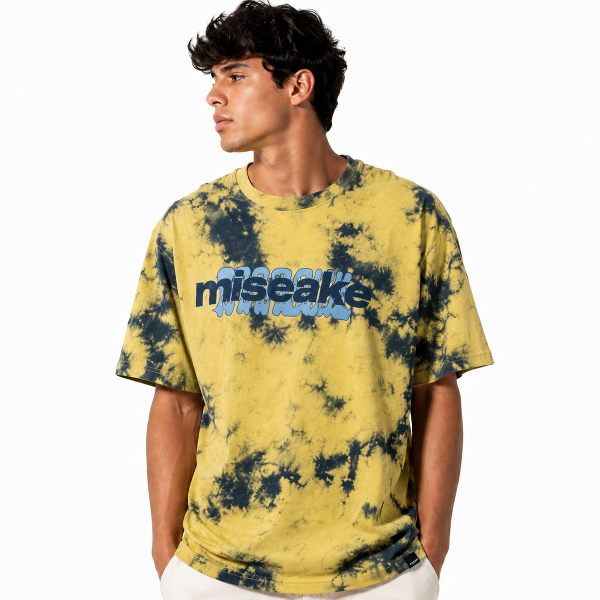 Speckled yellow t-shirt