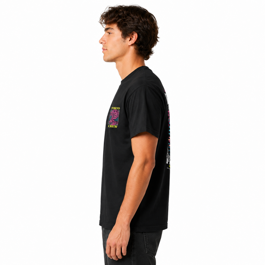Tokyo Crew Dragon T-Shirt - Black