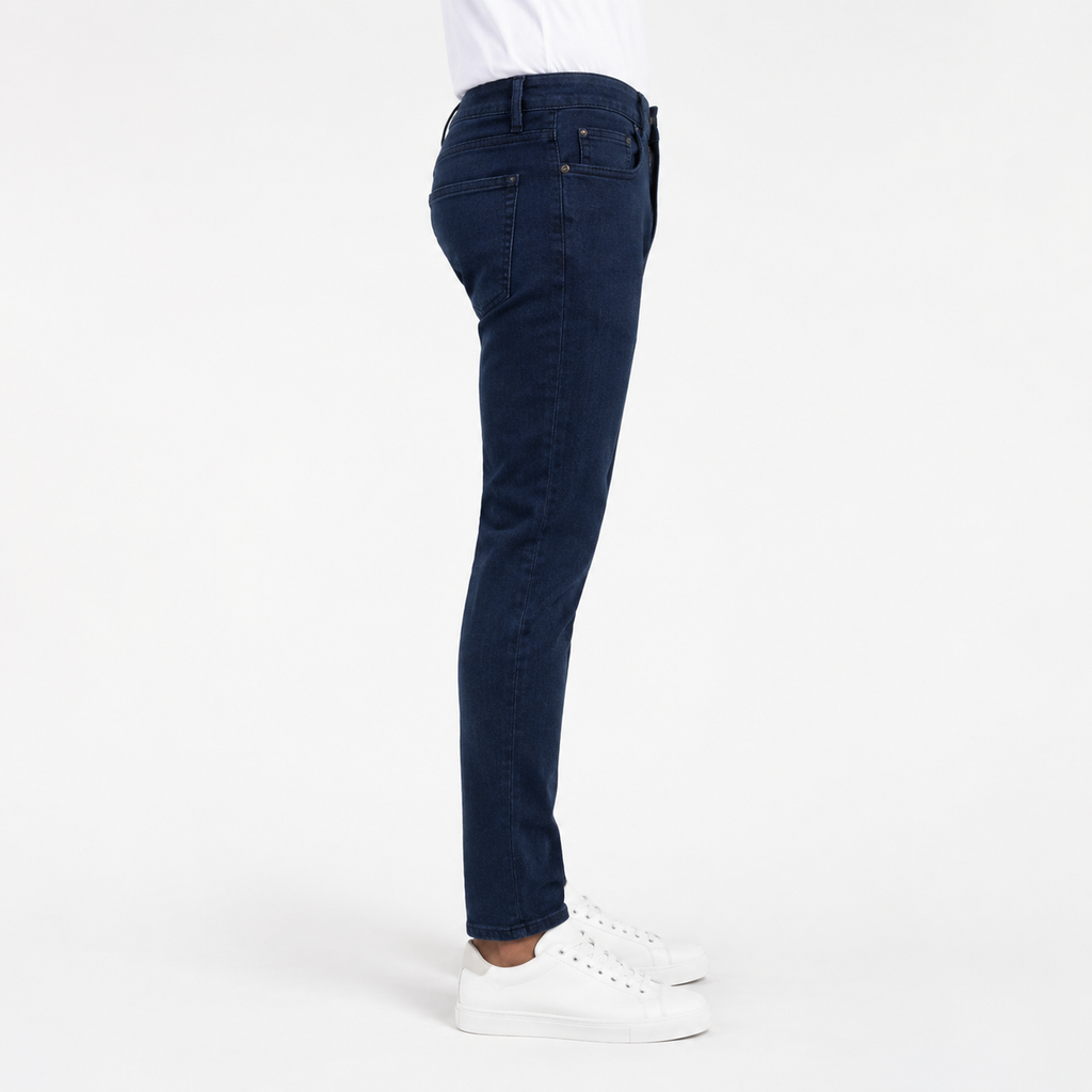 Dark Navy Slim-Fit Jeans