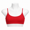 Stylish red sports bra