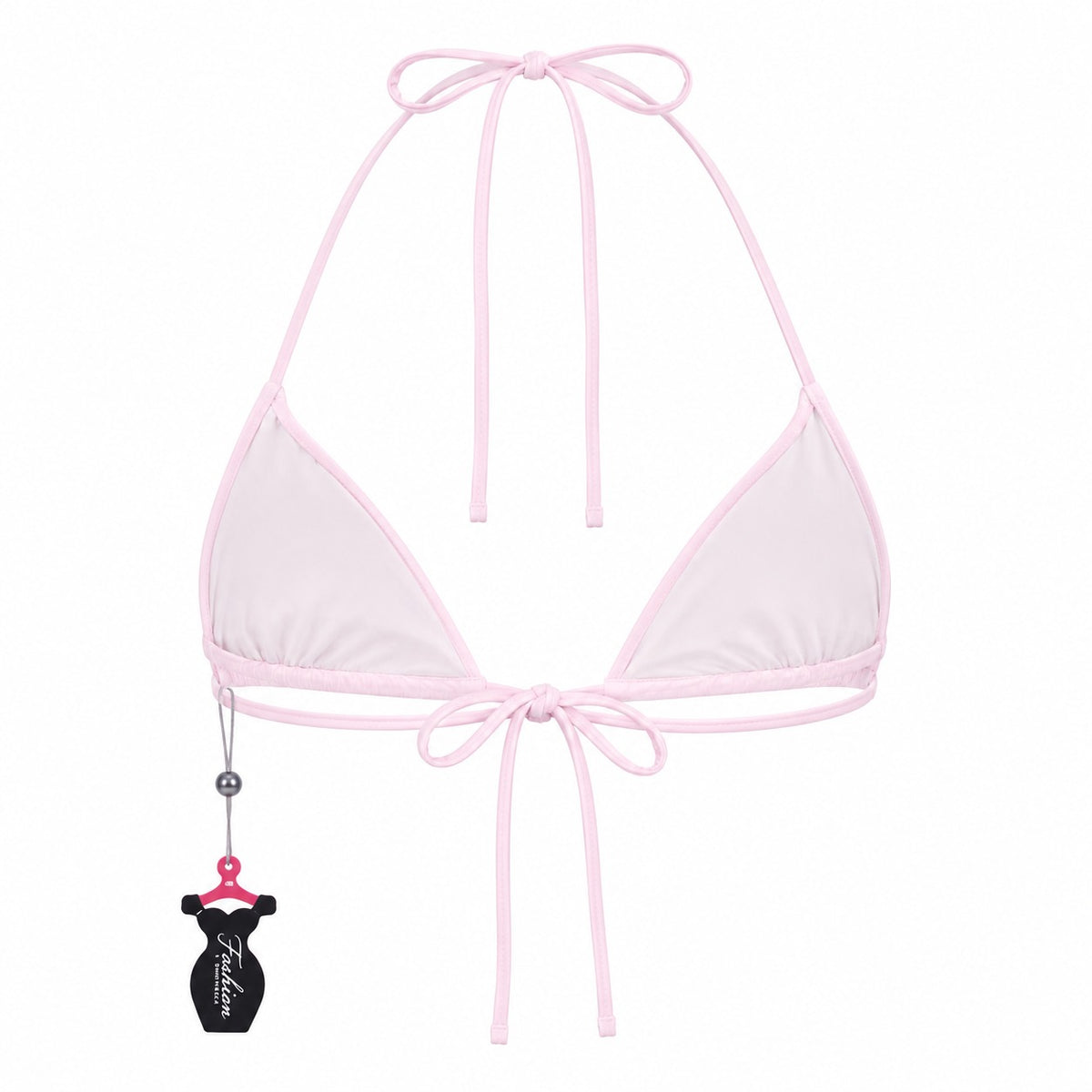Soft pink bikini top