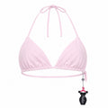 Soft pink bikini top