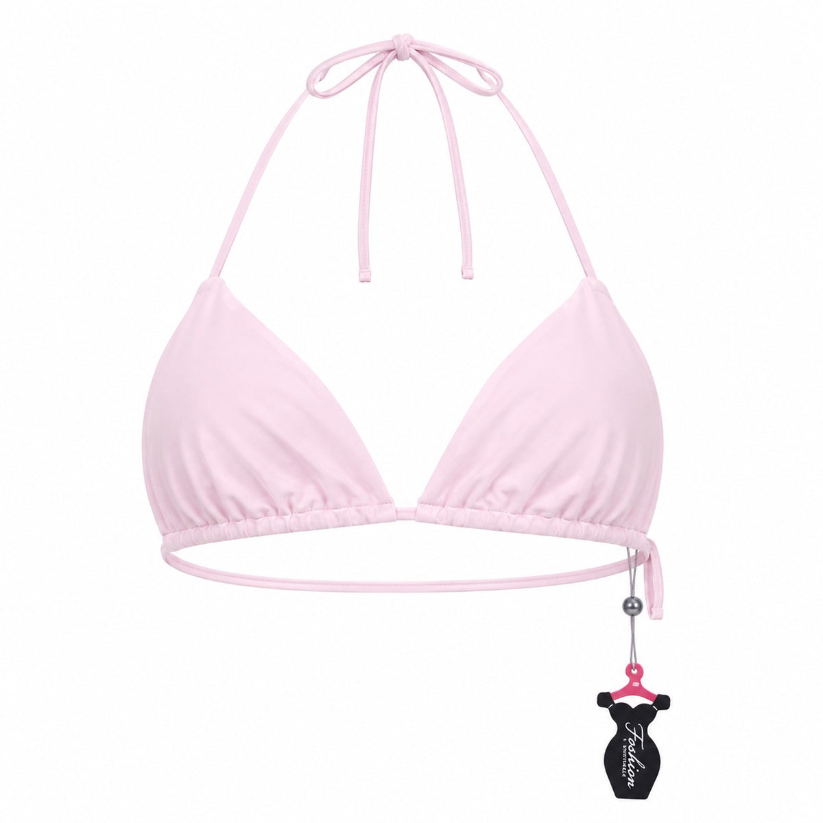 Soft pink bikini top