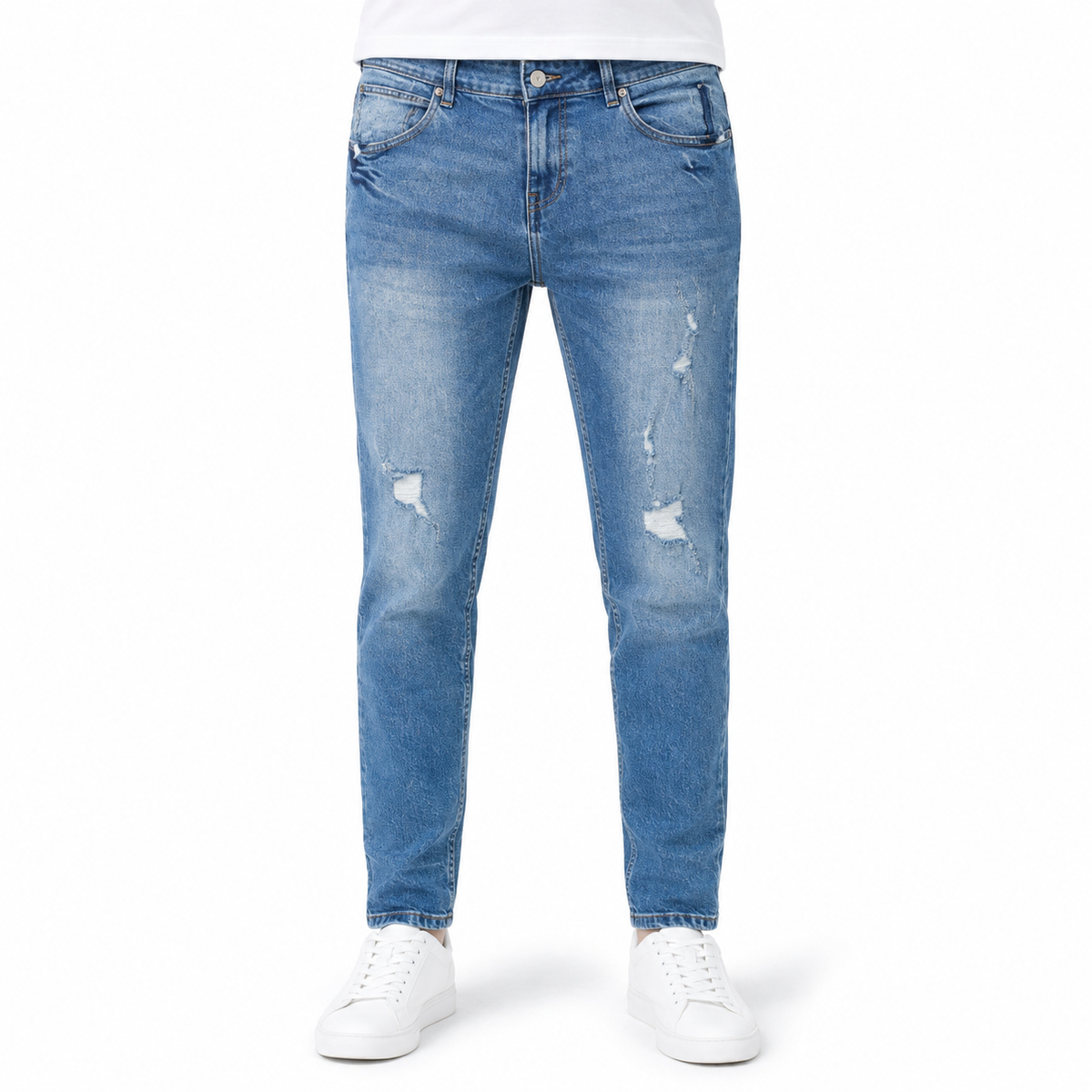 Modern Skinny Ripped Jeans