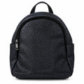 Small Glossy Black Backpack