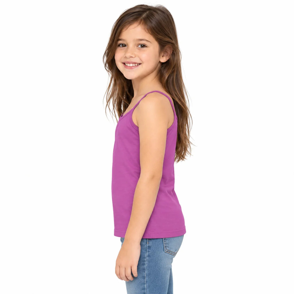Girls' Purple Strappy Top