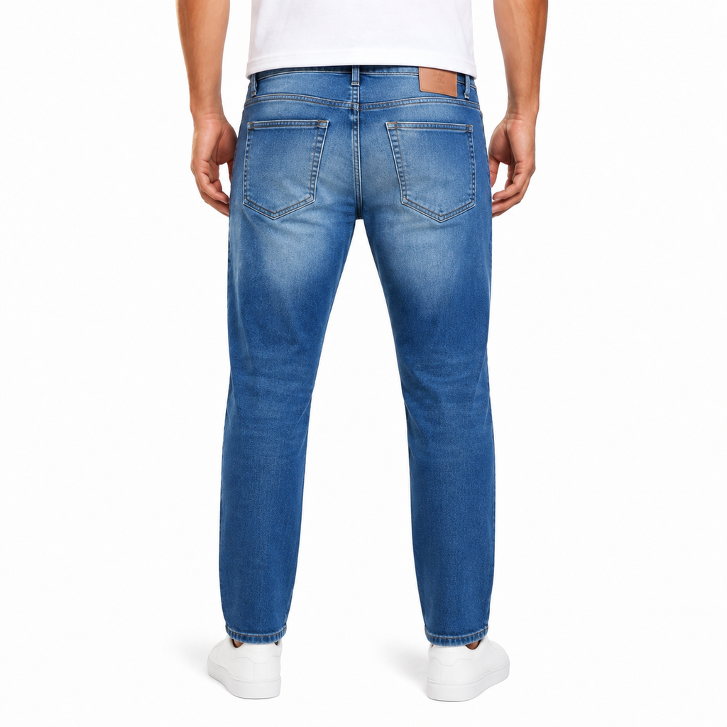 Classic Washed Blue Jeans