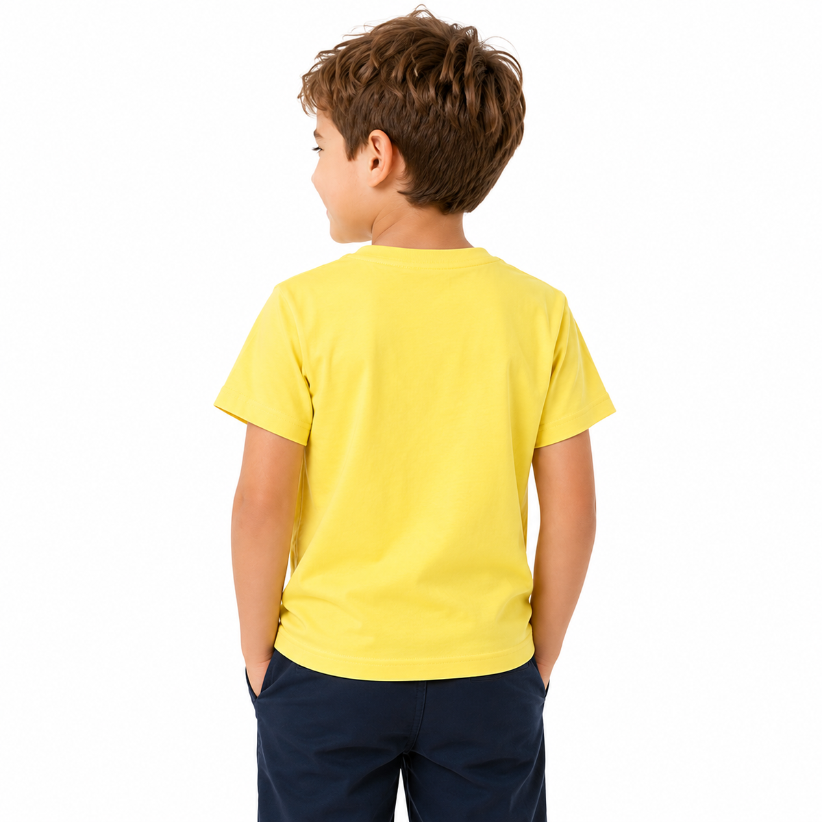 Kids' yellow summer t-shirt