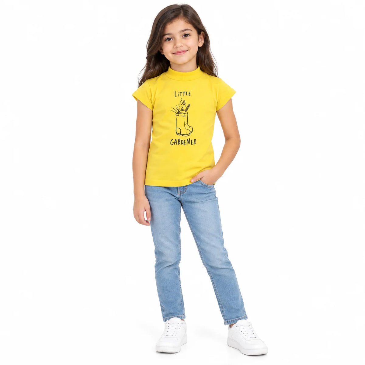 Girls' Yellow Little Gardener T-Shirt