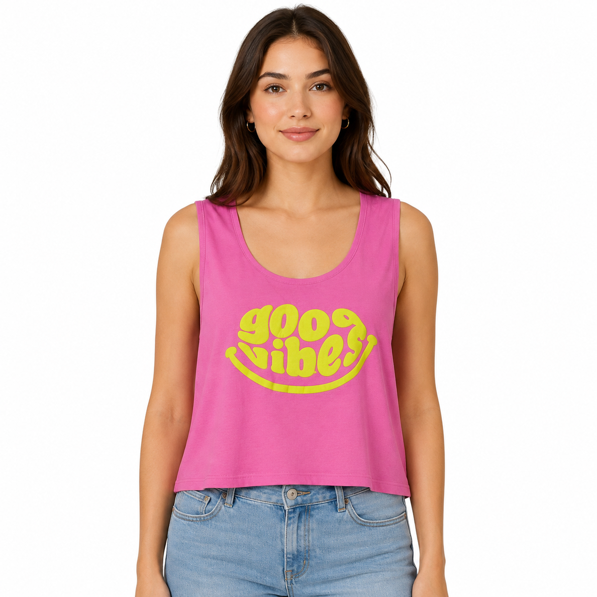 Women's Plain Fuchsia Pink Top