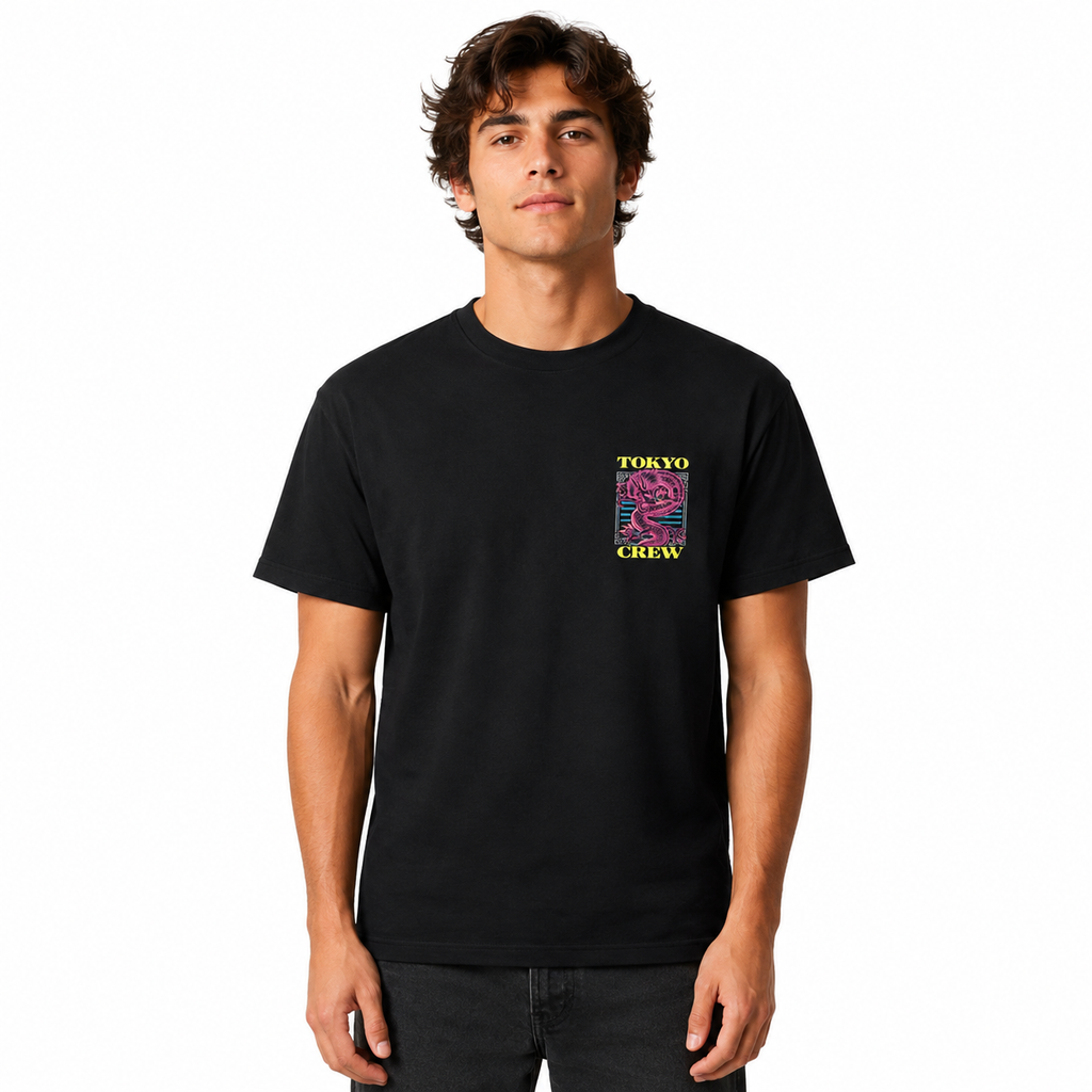 Tokyo Crew Dragon T-Shirt - Black