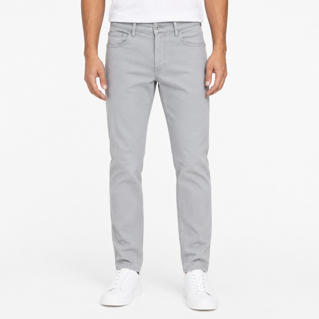 Light Grey Slim-Fit Jeans